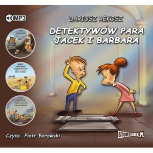 Pakiet: Detektywów para, Jacek i Barbara, Dariusz Rekosz - audiobooki 3 CD mp3
