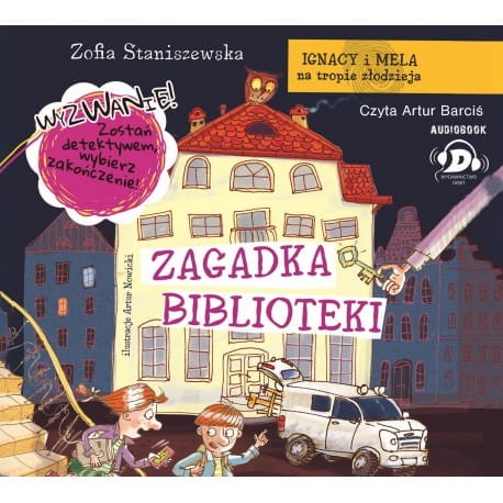 Ignacy i Mela na tropie złodzieja. Zagadka biblioteki, Zofia Staniszewska - audiobook CD mp3
