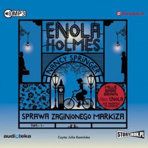 Enola Holmes. Sprawa zaginionego markiza, Nancy Springer - audiobook CD mp3