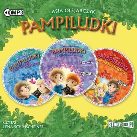 Pakiet Pampiludki, Asia Olejarczyk - audiobooki CD mp3
