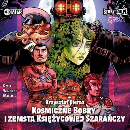Kosmiczne Bobry i zemsta Księżycowej Szarańczy, Krzysztof Piersa - audiobook CD mp3