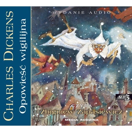 Opowieść wigilijna, Charles Dickens - audiobook płyta CD mp3