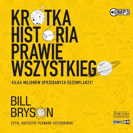 Krótka historia prawie wszystkiego, Bill Bryson - audiobook CD mp3
