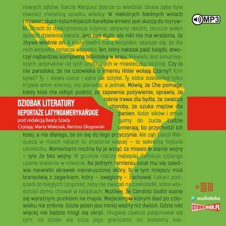 Dziobak literatury. Reportaże latynoamerykańskie, opracowanie zbiorowe- audiobook CD mp3