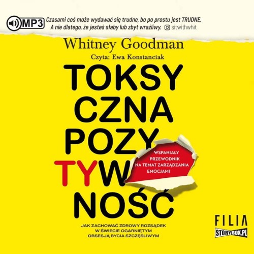 Toksyczna pozytywność, Whitney Goodman - audiobook CD mp3