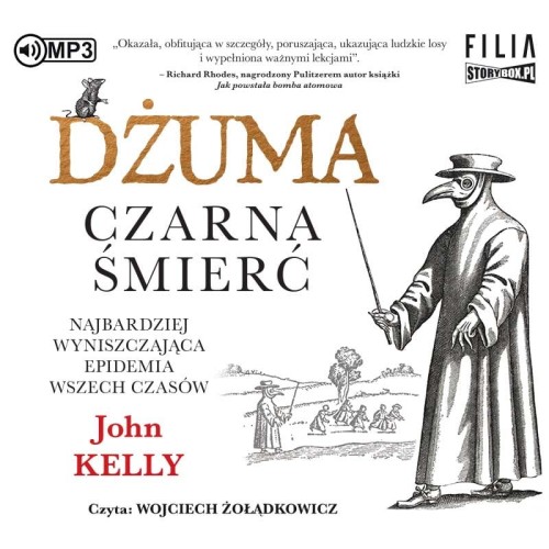 Dżuma. Czarna śmierć, John Kelly - audiobook CD mp3