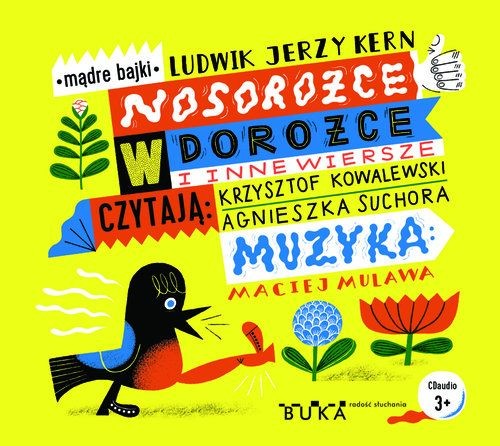 Mądre bajki. Nosorożce w dorożce i inne wiersze, Ludwik, Jerzy Kern - audiobook płyta CD audio