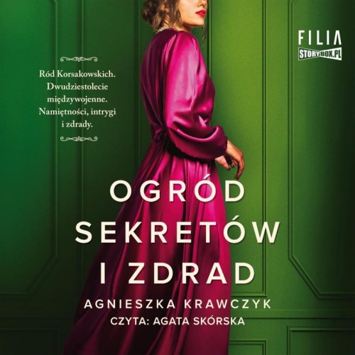 Ogród sekretów i zdrad, Agnieszka Krawczyk - audiobook CD mp3