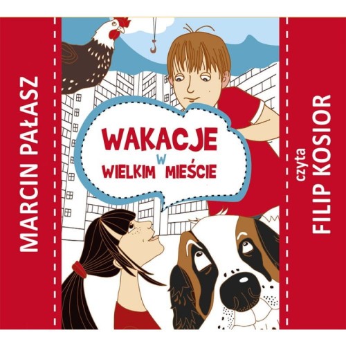 Wakacje w wielkim mieście, Marcin Pałasz - audiobook 1CD-mp3
