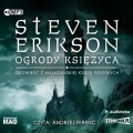 Pakiet Opowieść z Malazańskiej Księgi Poległych: Ogrody Księżyca, Bramy Domu Umarłych, Dom Łańcuchów, Wspomnienie logu, cz. 1-2. Steven Erikson - audiobooki 5 płyt CD