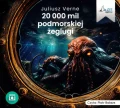 Pakiet Juliusz Verne: W 80 dni dookoła świata, Podróż do wnętrza ziemi, 20000 mil podmorskiej żeglugi, Tajemnicza wyspa - audiobooki na płytach CD