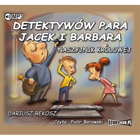 Detektywów para, Jacek I Barbara. Naszyjnik Królowej, Dariusz Rekosz - audiobook na płycie CD mp3