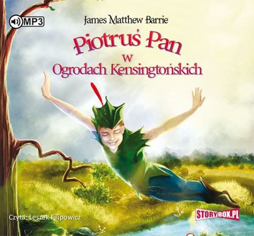 Piotruś Pan w Ogrodach Kensingtońskich, A.J.M. Barrie - audiobook płyta CD mp3