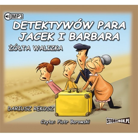 Detektywów para, Jacek i Barbara. Żółta walizka, Dariusz Rekosz - audiobook płyta CD mp3