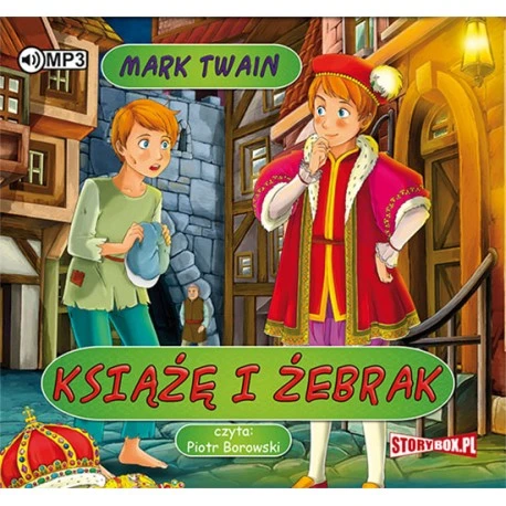 Książę i żebrak, Mark Twain - audiobook na płycie CD mp3