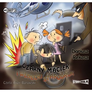 Czarny Maciek i wenecki starodruk, Dariusz Rekosz - audiobook płyta CD mp3