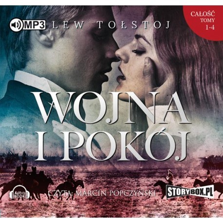 Pakiet: Wojna i pokój, tomy 1-4, Lew Tołstoj - audiobook na płytach CD mp3